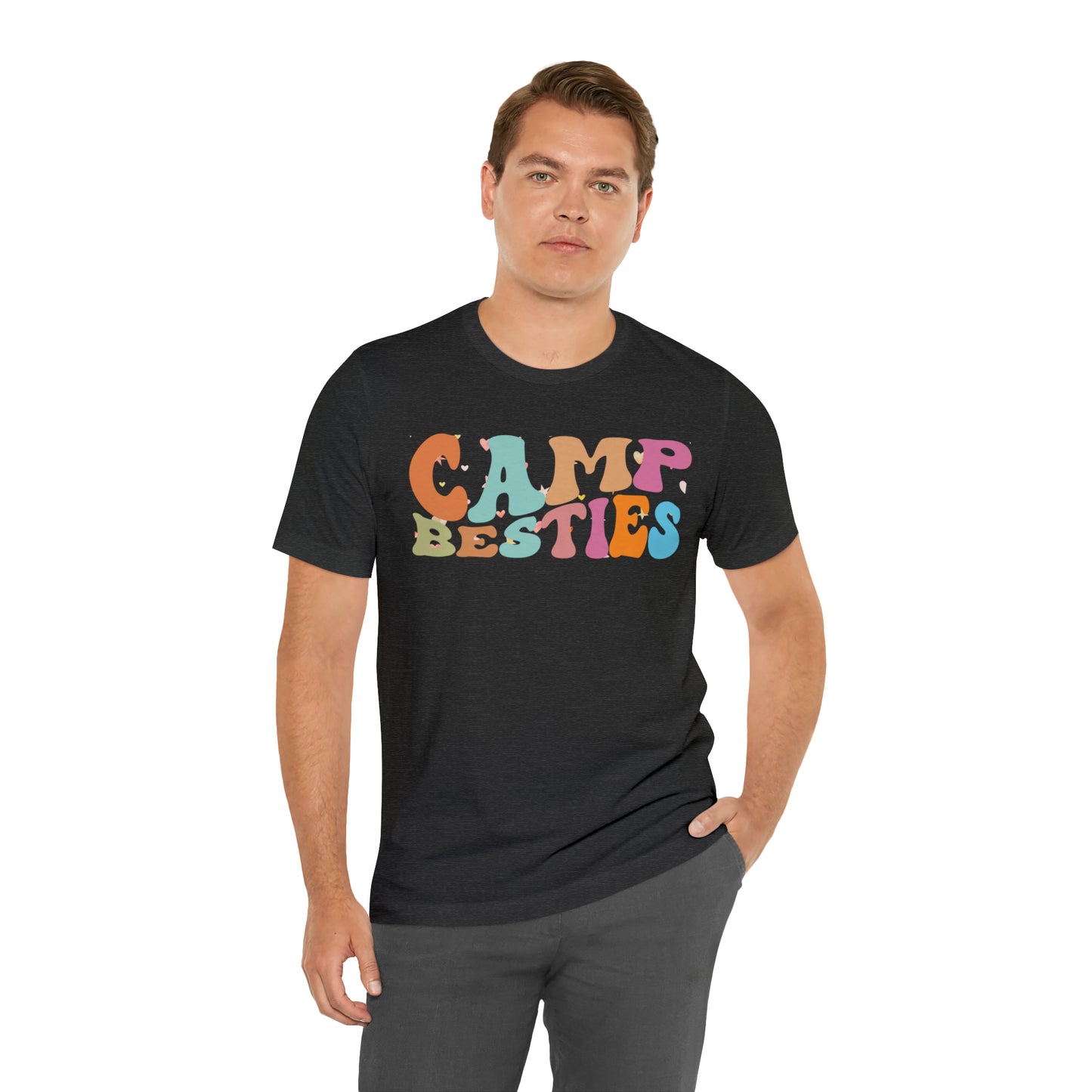 Best Friend Shirt, Gift for Best Friend, Camp Besties Shirt, BFF Shirt, Matching Besties Shirt, Retro Friend Shirt, T482