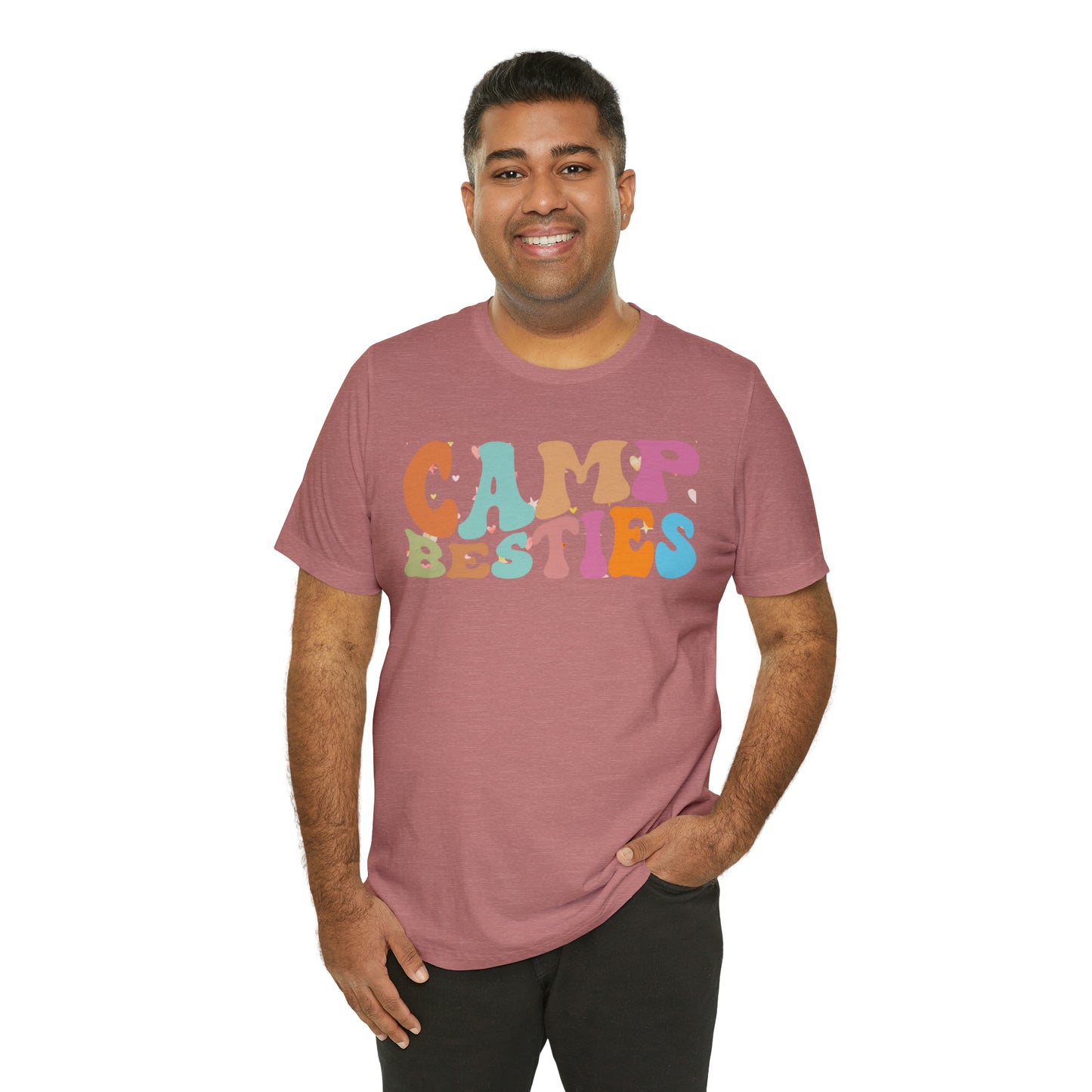 Best Friend Shirt, Gift for Best Friend, Camp Besties Shirt, BFF Shirt, Matching Besties Shirt, Retro Friend Shirt, T482