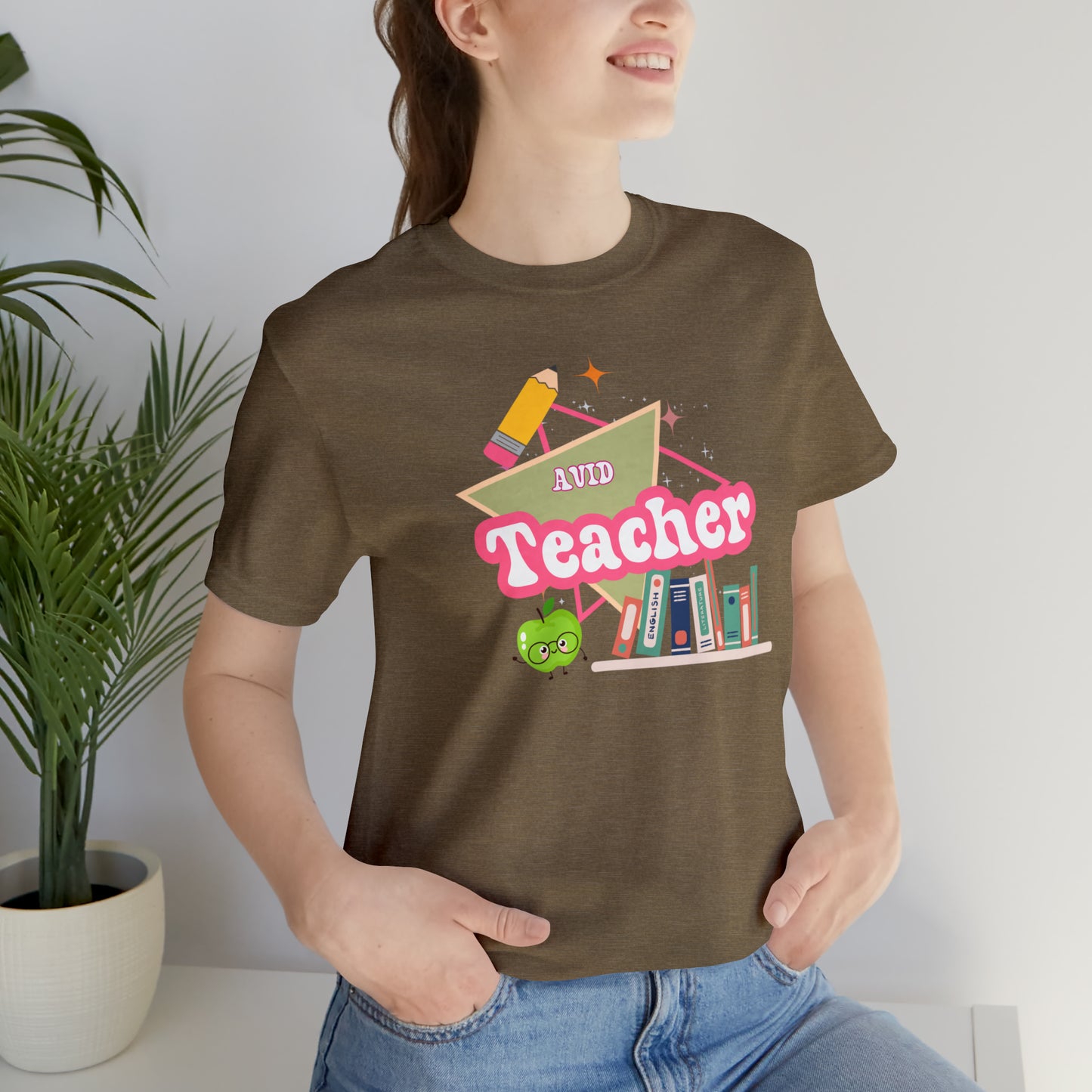 AVID shirt, 90s shirt, 90s teacher shirt, colorful school secretary shirt, colorful school shirt, T545