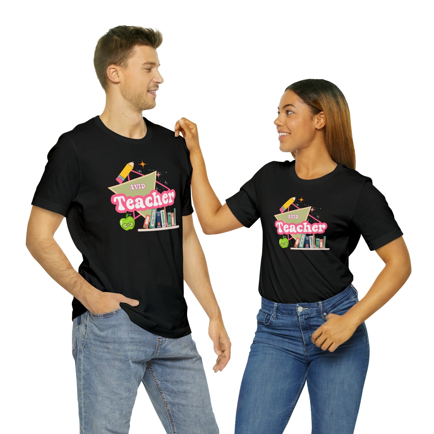 AVID shirt, 90s shirt, 90s teacher shirt, colorful school secretary shirt, colorful school shirt, T545