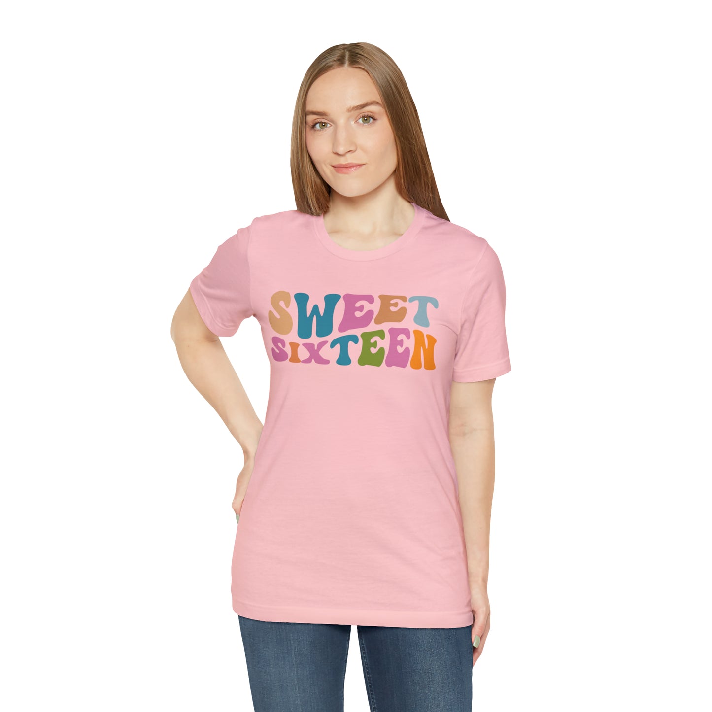 Sixteenth Birthday Gift, Sweet Sixteen Shirt for 16th Birthday Party, Cute Sweet 16 Gift for 16th Birthday TShirt for Daughter, T476