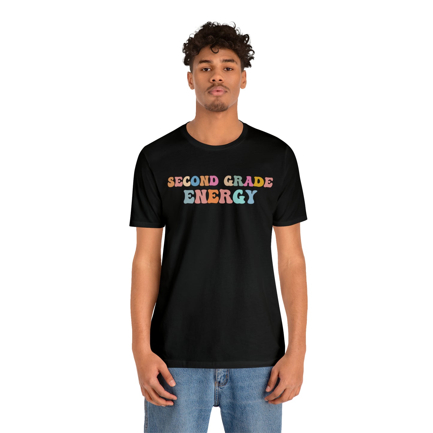 Cute Teacher Shirt, Second Grade Energy Shirt, Shirt for Second Grade, Teacher Appreciation Shirt, Best Teacher Shirt, T494