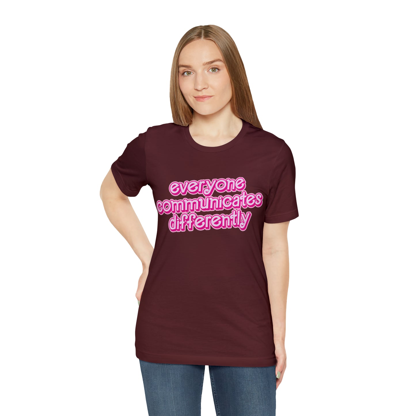 Everyone Communicates Differently Shirt, Special Education Teacher Shirt Inclusive Shirt, Autism Awareness Shirt, ADHD Shirt, T812