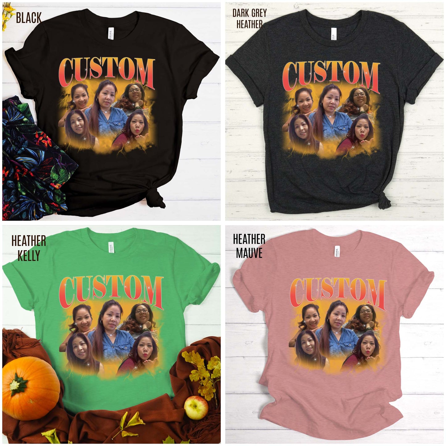 Custom Your Own Bootleg Tee, Retro Custom Bootleg Rap Tee, Custom Your Photo, Insert Your Design, Vintage Graphic 90s Tshirt, T1379