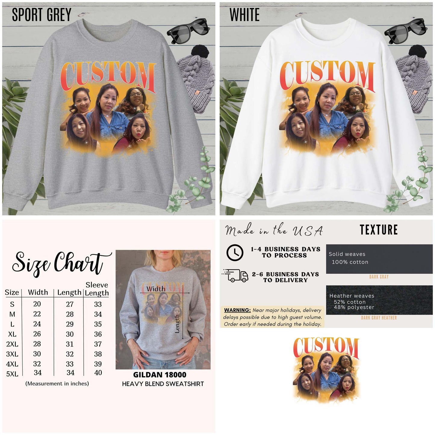 Custom Your Own Bootleg Tee, Retro Custom Bootleg Rap Tee, Custom Photo Sweatshirt, Insert Your Design Vintage Graphic 90s Sweatshirt, S1379