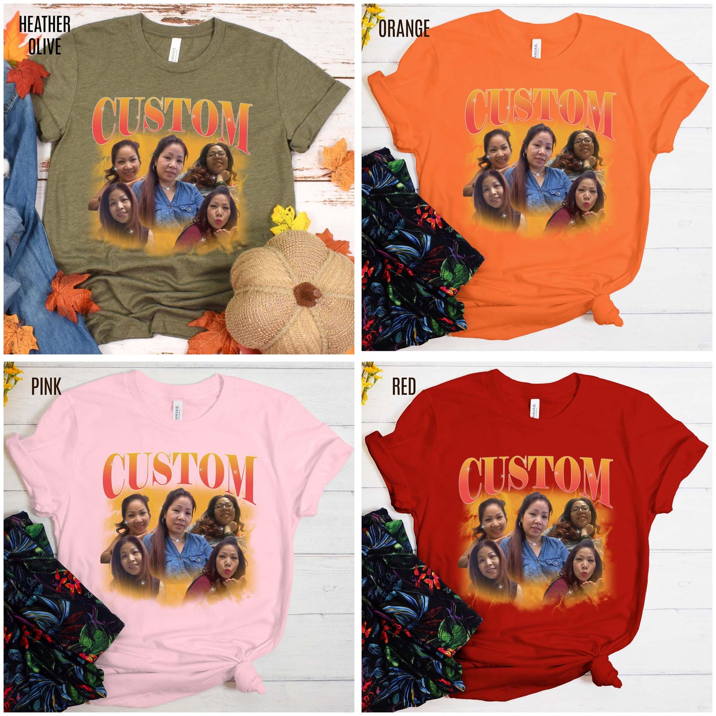 Custom Your Own Bootleg Tee, Retro Custom Bootleg Rap Tee, Custom Your Photo, Insert Your Design, Vintage Graphic 90s Tshirt, T1379