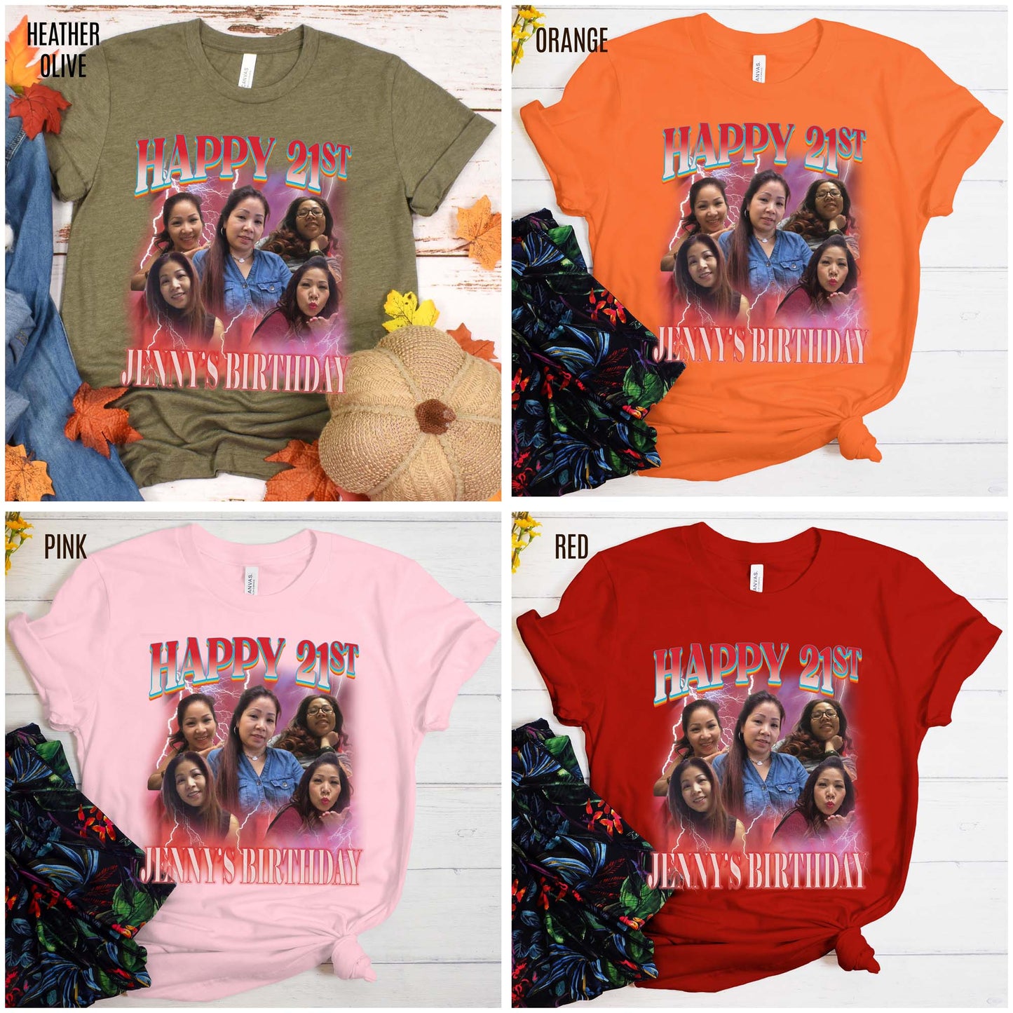 Custom 21st birthday shirt, Custom Bootleg Rap Tee 21st birthday gifts Vintage Graphic Tshirt, T1447