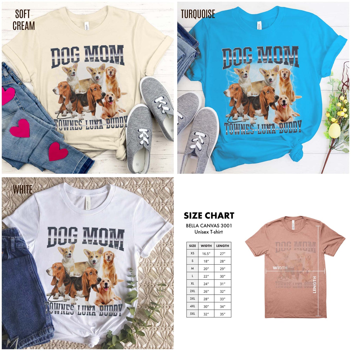 Custom Retro Dog Bootleg Shirt, Dog Mom Shirt, Dog Bootleg Retro 90's Tee, Custom Pet Photo, Custom Pet Portrait, Pet Lovers Gift, T1429