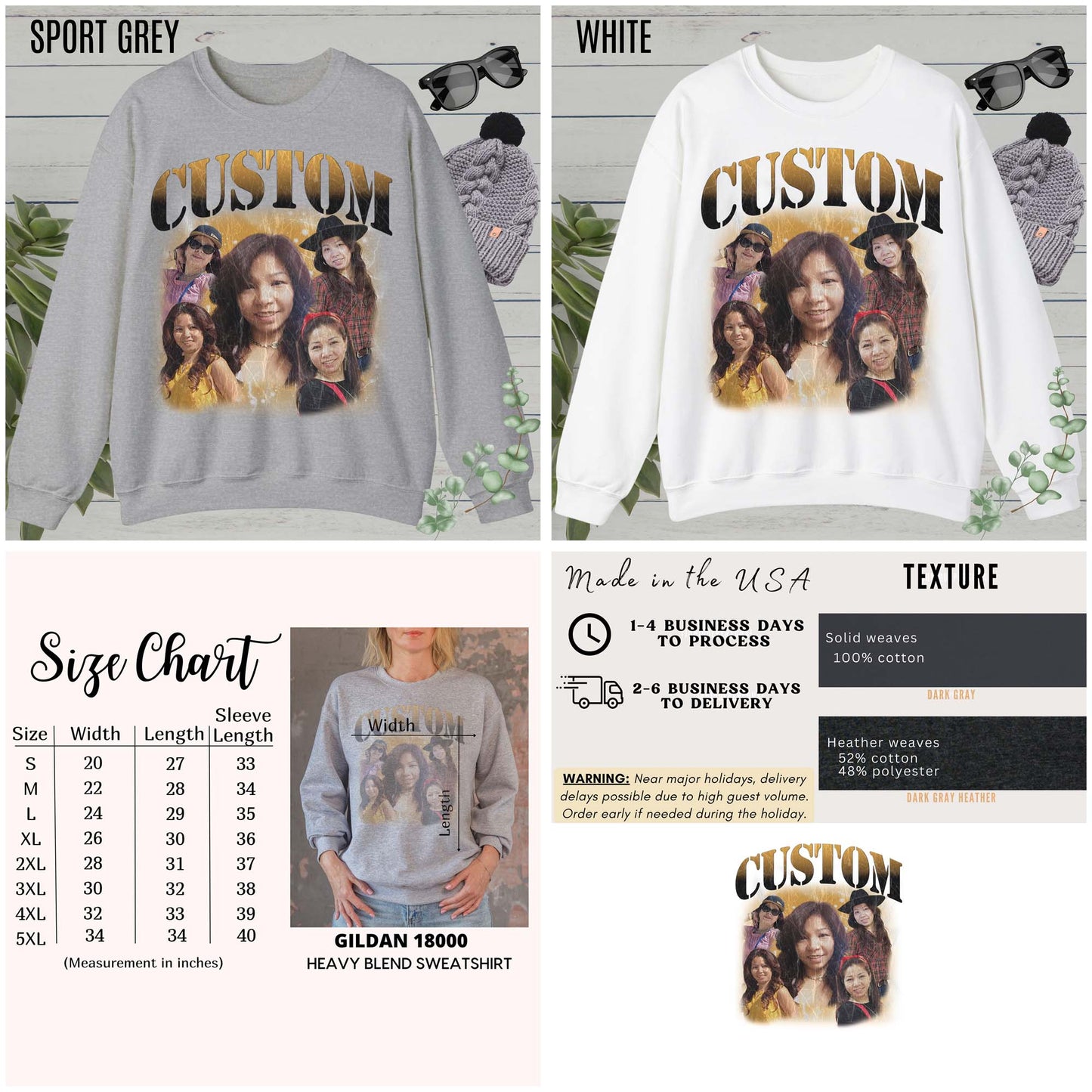 Retro Custom Bootleg Rap Sweatshirt, Custom Cat Lover Gift, Custom Retro Portrait Sweatshirt, Vintage Funny Bootleg Sweatshirt, S1400