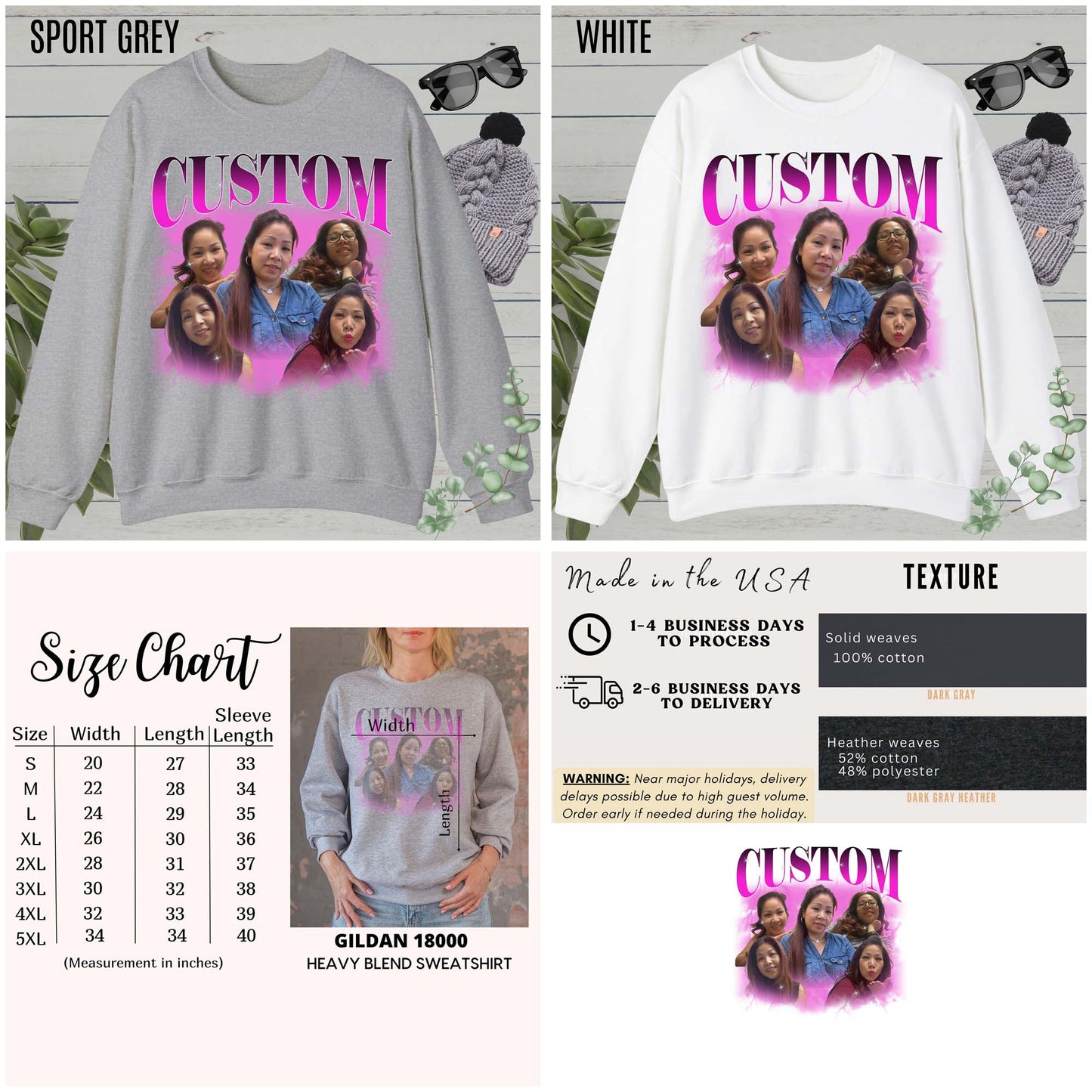 Custom Your Own Bootleg Tee, Retro Custom Bootleg Rap Tee, Custom Photo Sweatshirt, Insert Your Design Vintage Graphic 90s Sweatshirt, S1377