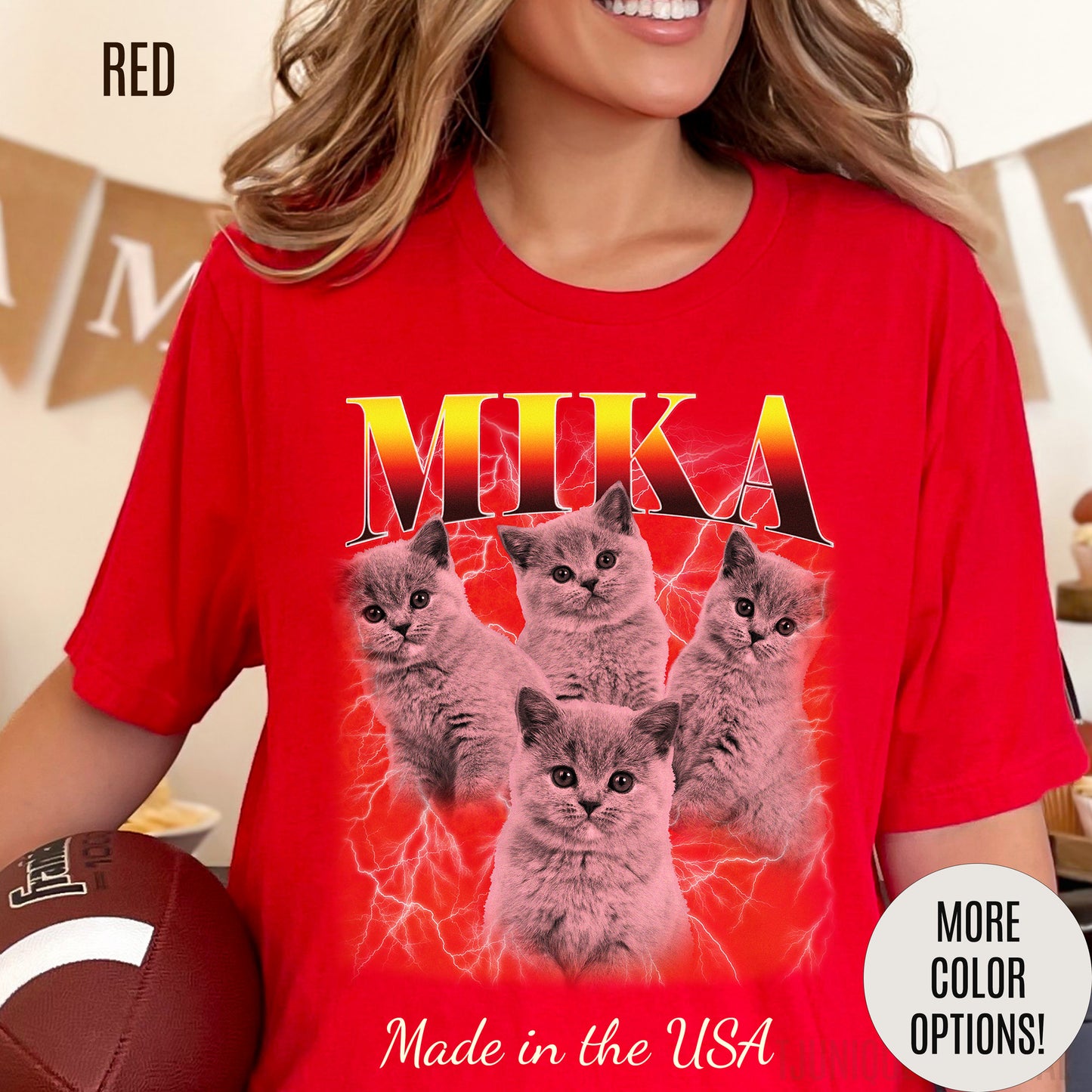 Pet Custom Vintage Shirt, Custom Bootleg Rap Tee Cat, Cat Bootleg Retro 90's Tee Gift For Her, Customize Pet Shirts, T1332