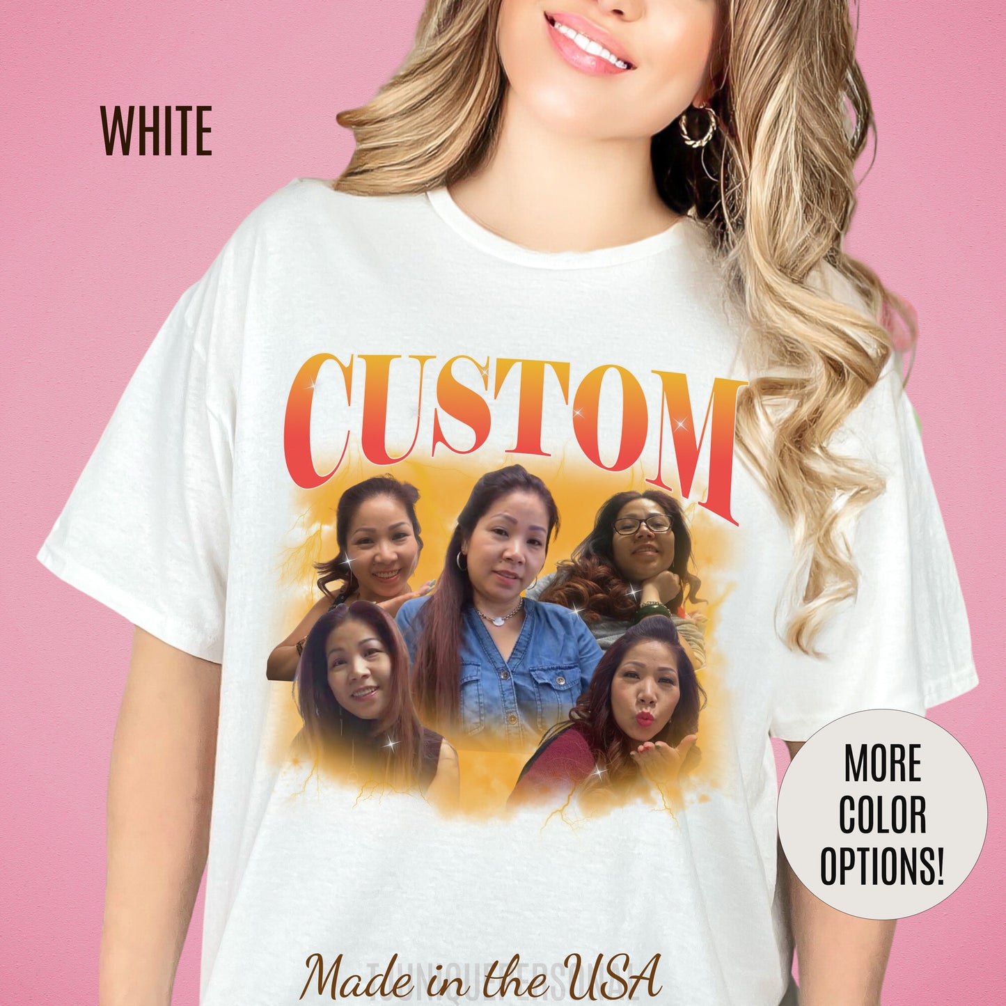 Custom Your Own Bootleg Tee, Retro Custom Bootleg Rap Tee, Custom Your Photo, Insert Your Design, Vintage Graphic 90s Tshirt, T1379