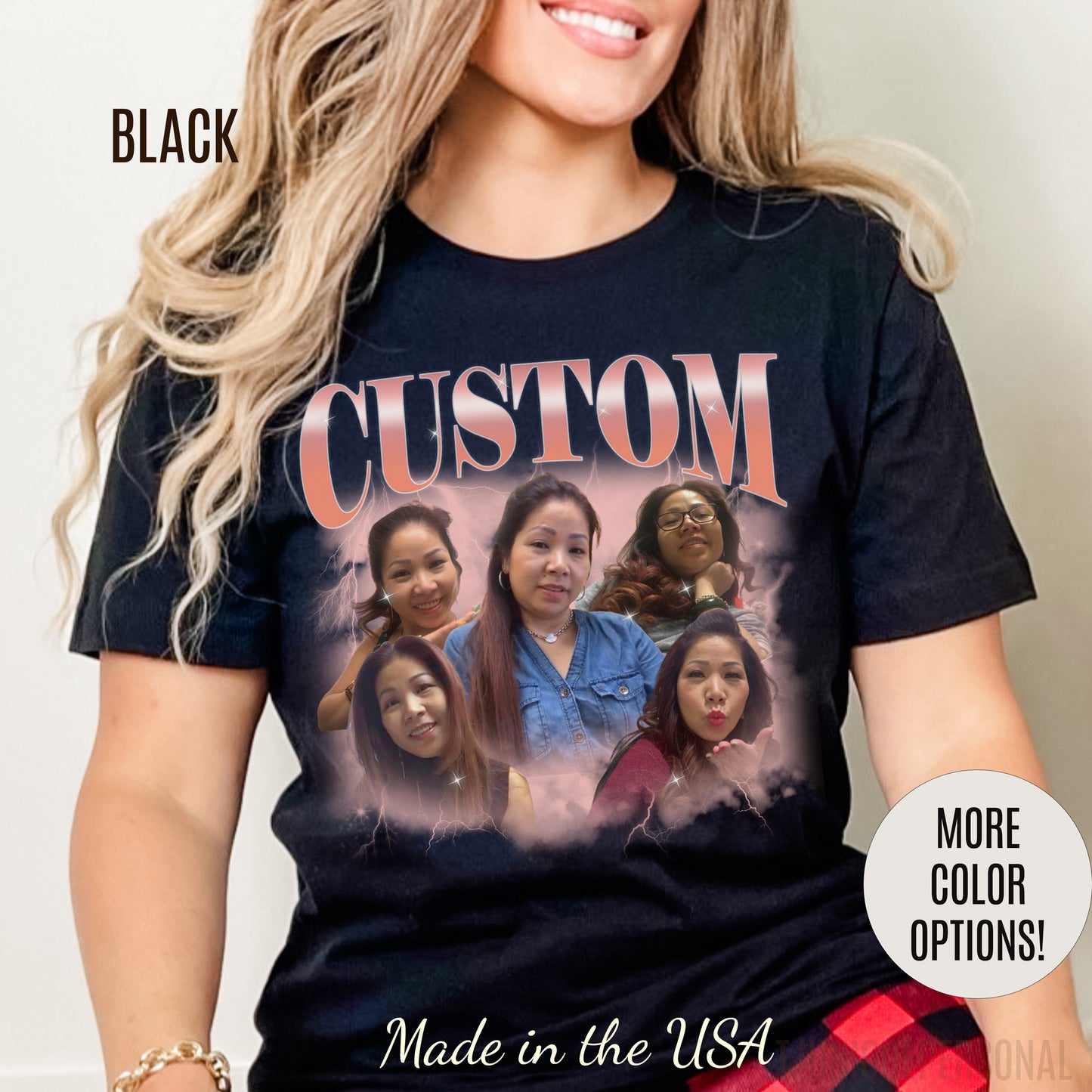 Custom Your Own Bootleg Tee, Retro Custom Bootleg Rap Tee, Custom Your Photo, Insert Your Design, Vintage Graphic 90s Tshirt, T1389