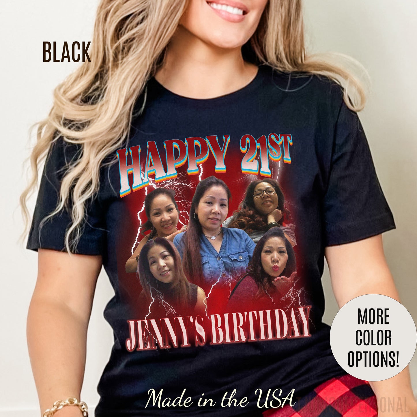 Custom 21st birthday shirt, Custom Bootleg Rap Tee 21st birthday gifts Vintage Graphic Tshirt, T1449