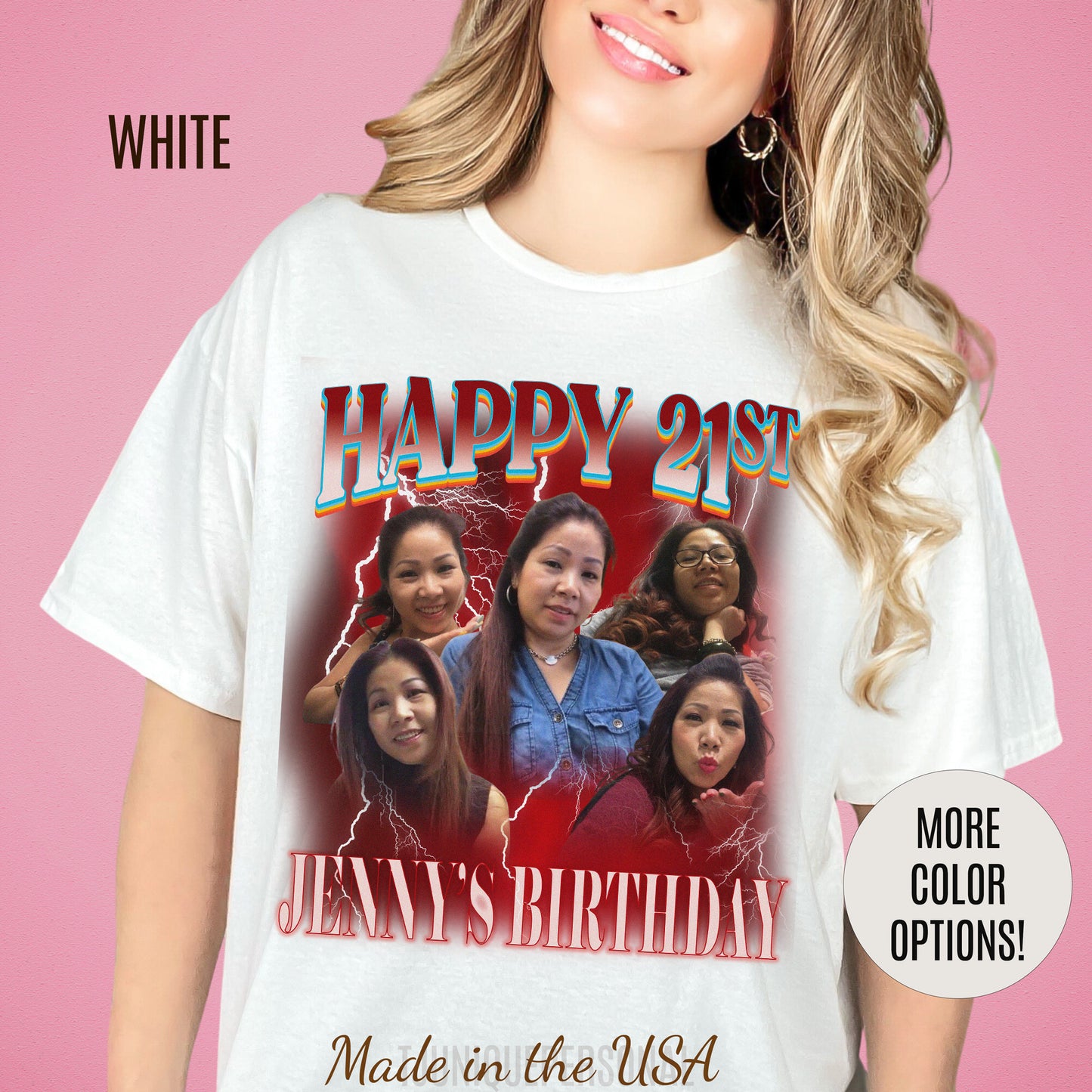 Custom 21st birthday shirt, Custom Bootleg Rap Tee 21st birthday gifts Vintage Graphic Tshirt, T1449