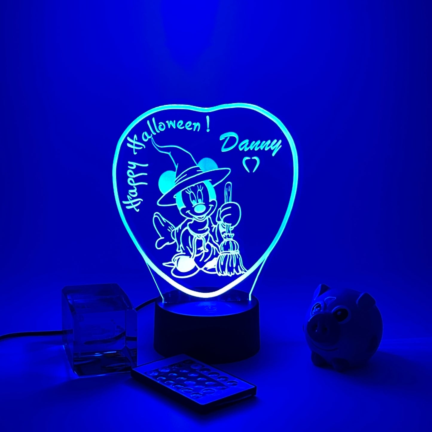 Personalized Halloween gifts Mickey mouse 3D night light