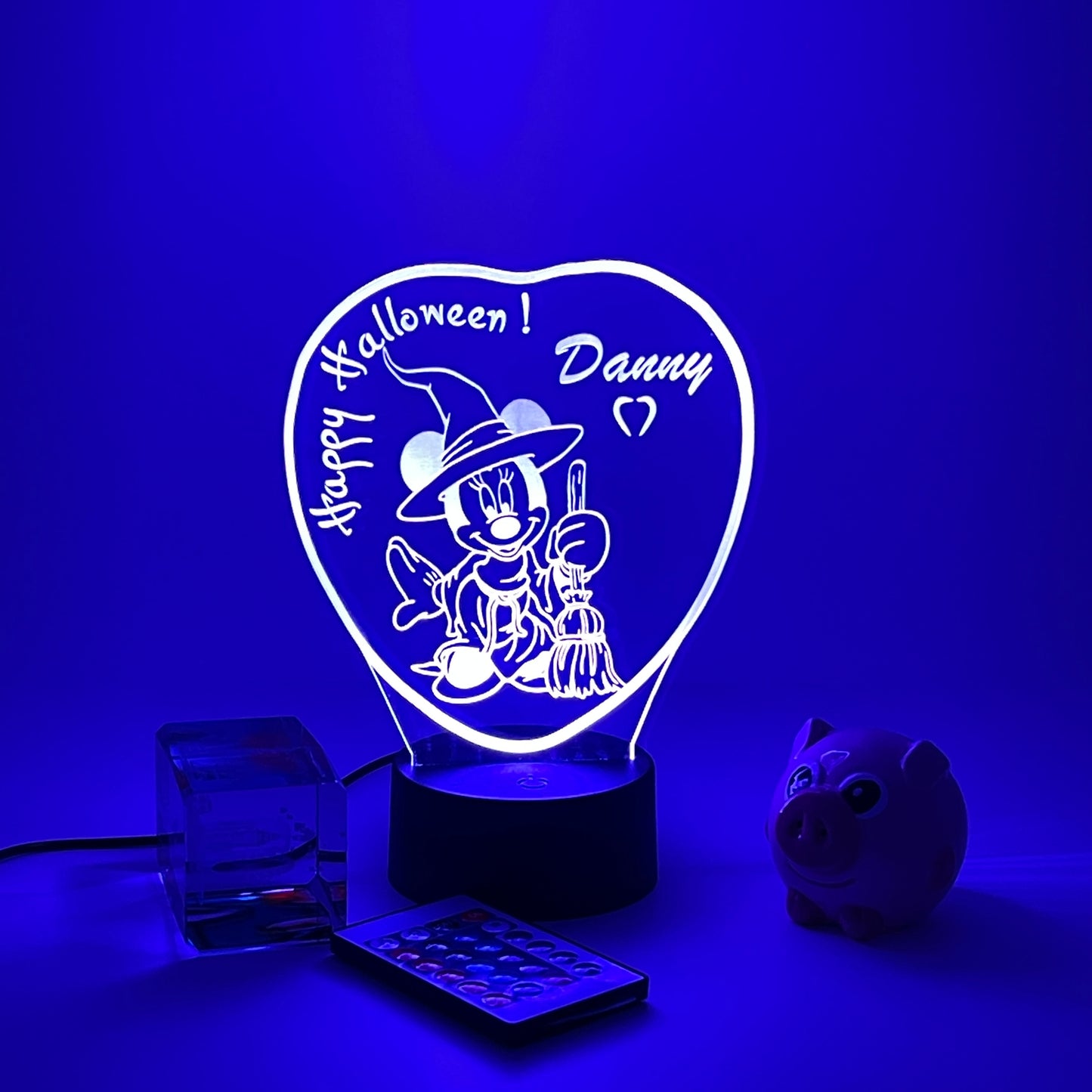 Personalized Halloween gifts Mickey mouse 3D night light