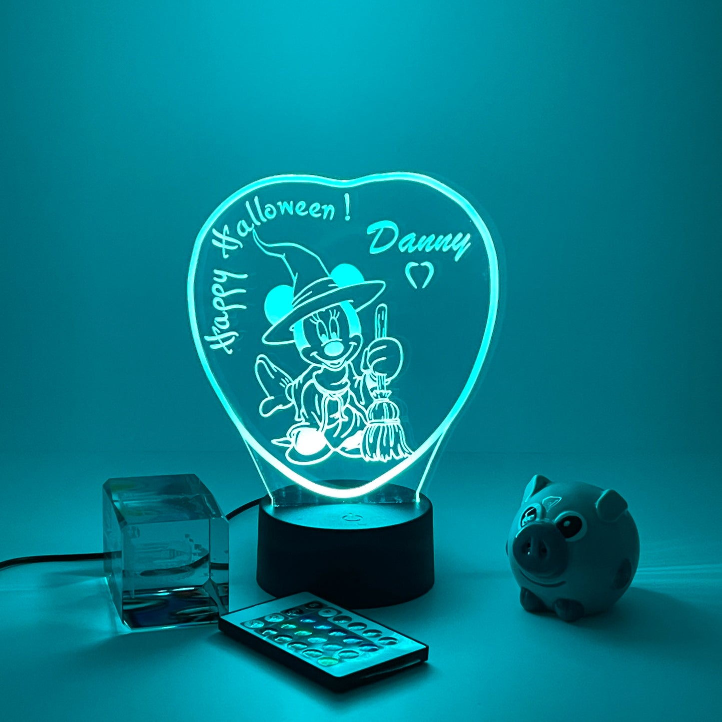 Personalized Halloween gifts Mickey mouse 3D night light