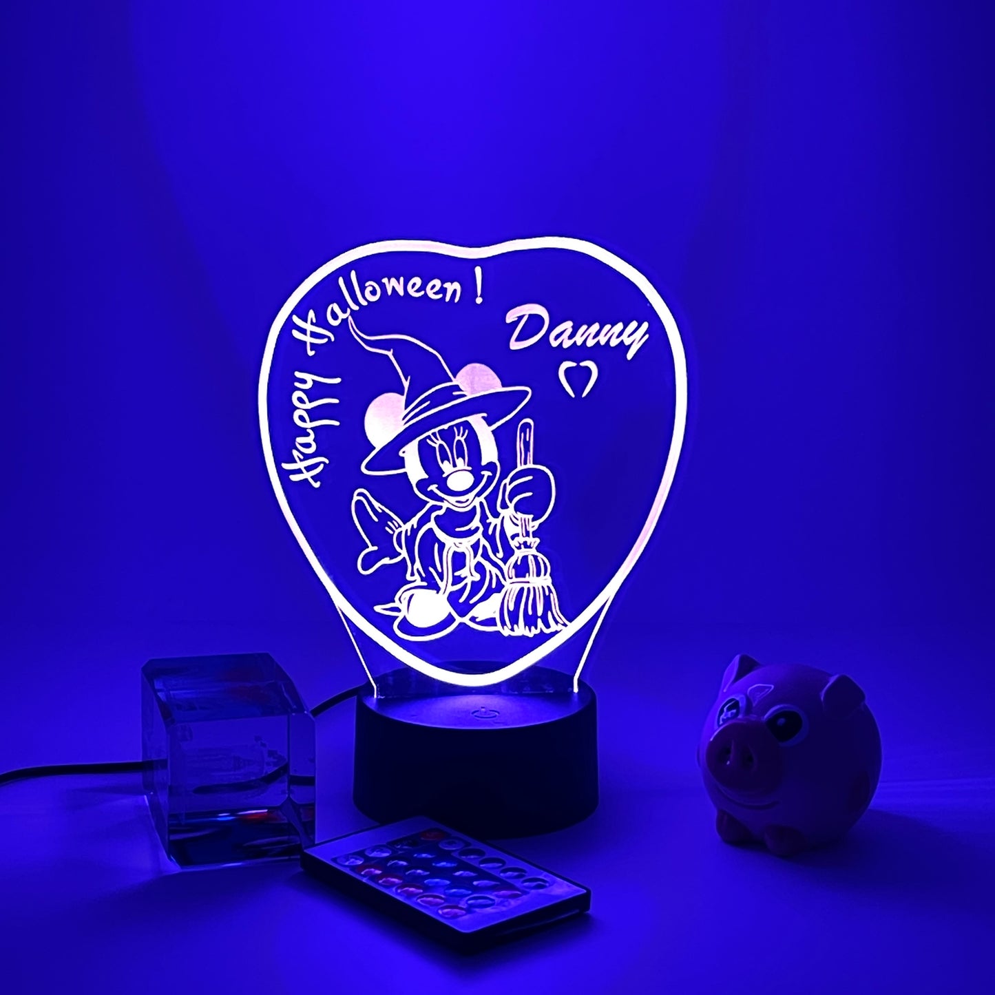 Personalized Halloween gifts Mickey mouse 3D night light
