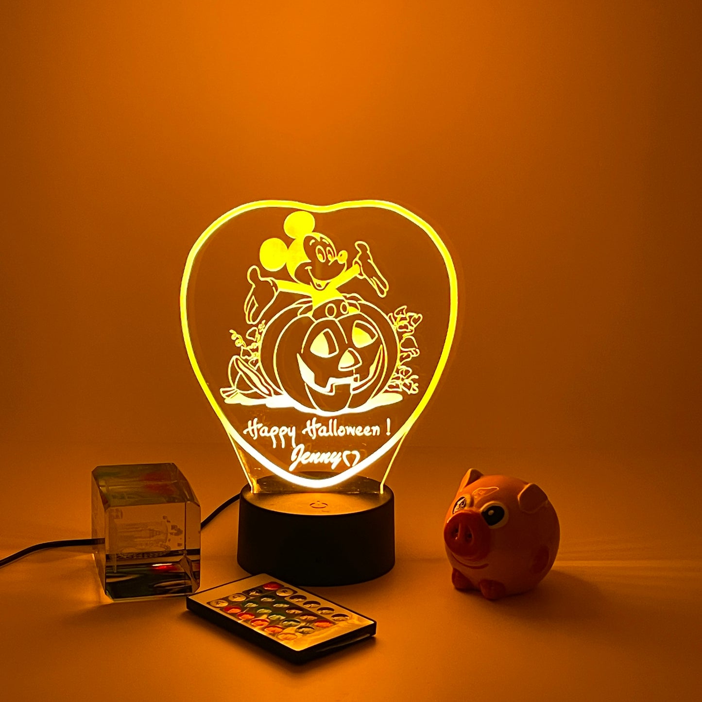Personalized Halloween gifts Mickey mouse 3D night light