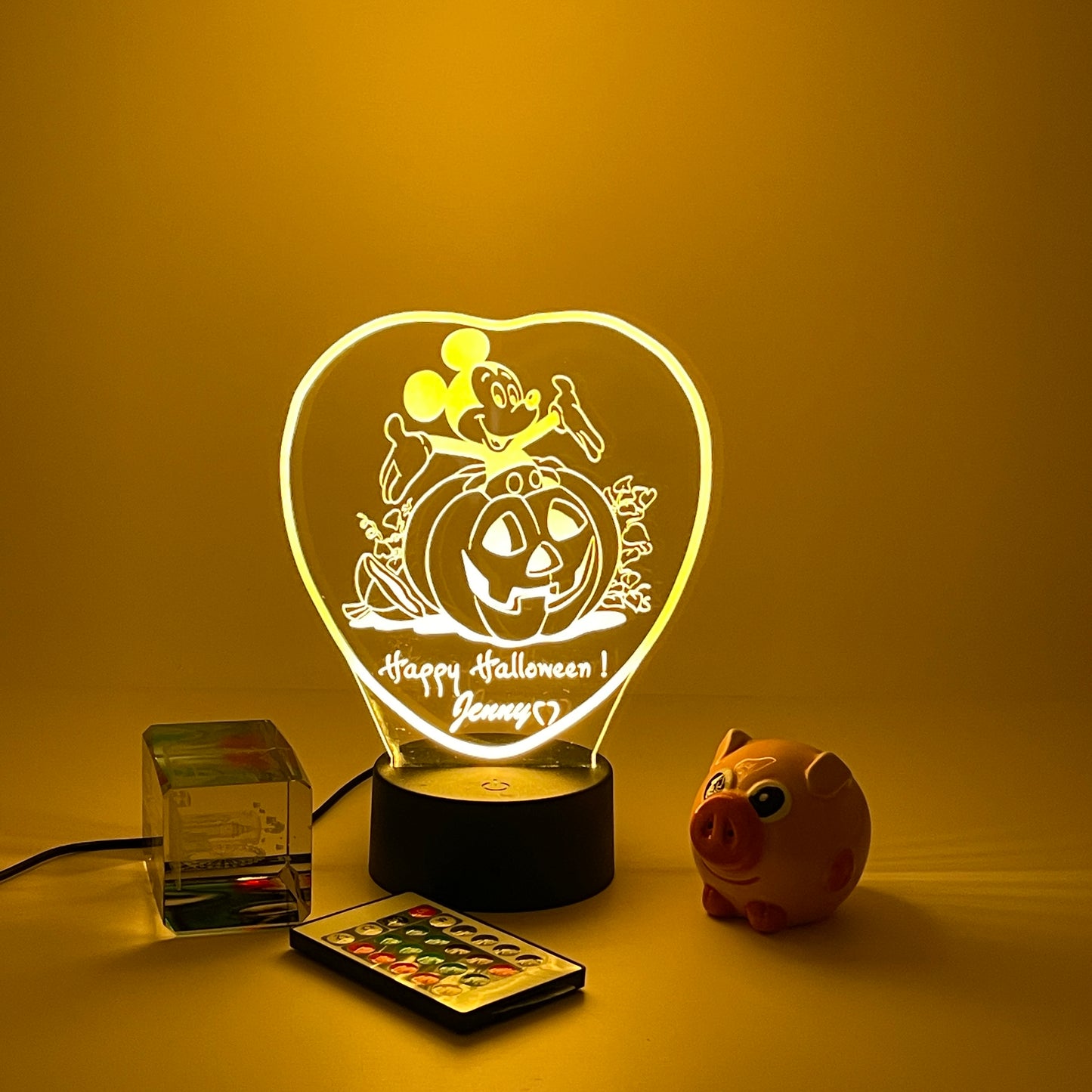 Personalized Halloween gifts Mickey mouse 3D night light