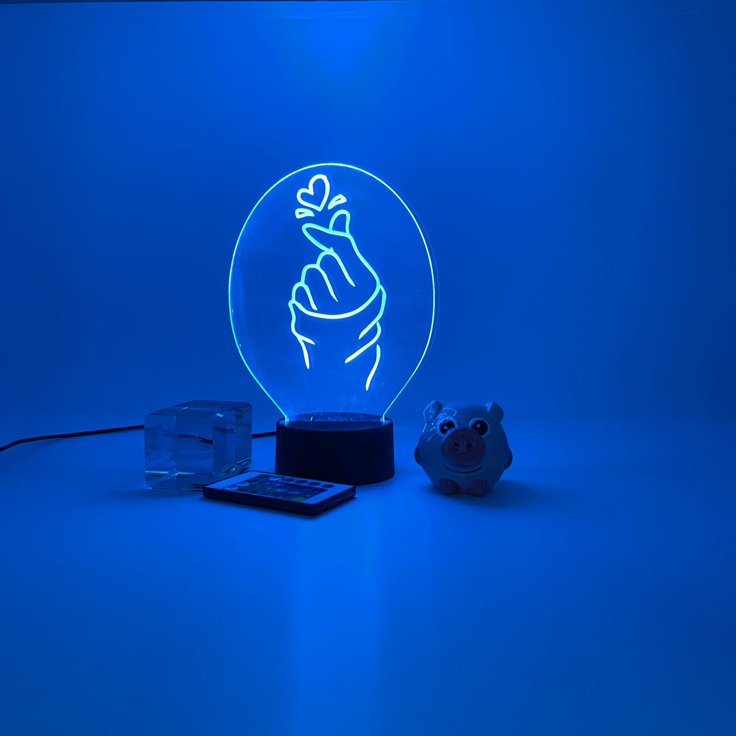 Personalized gifts Korean finger Night Light