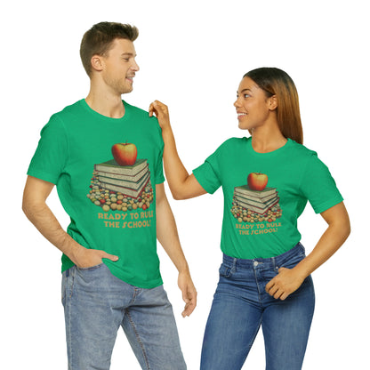 Back to school shirt funny for student - Ready to rule the school, T152