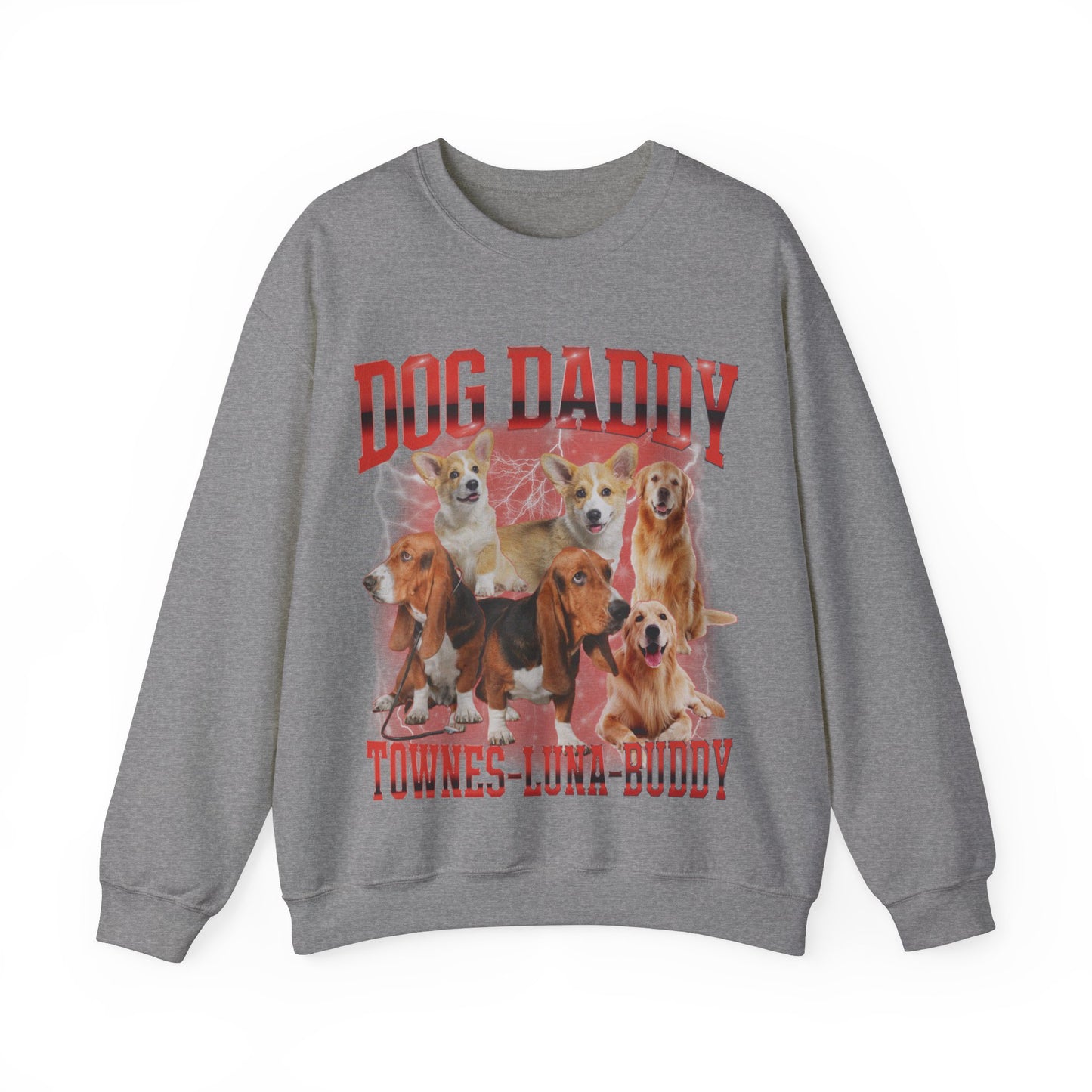 Retro Custom Bootleg Dog Daddy Sweatshirt, Retro Custom Bootleg Rap Dog Sweatshirt, Cat Lover Gift, Vintage Graphic 90s Sweatshirt, S1415