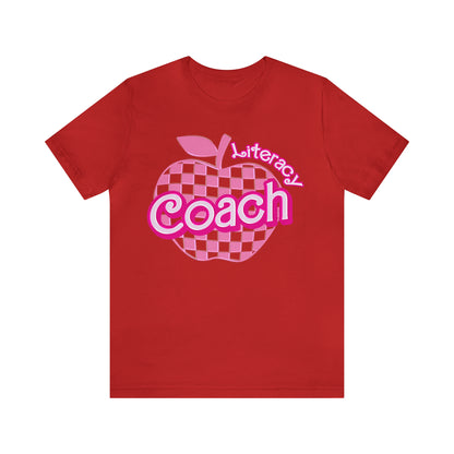 Literacy Coach shirt, Pink Sport Coach Shirt, Colorful Coaching shirt, 90s Cheer Coach shirt, Back To School Shirt, Teacher Gift, T821