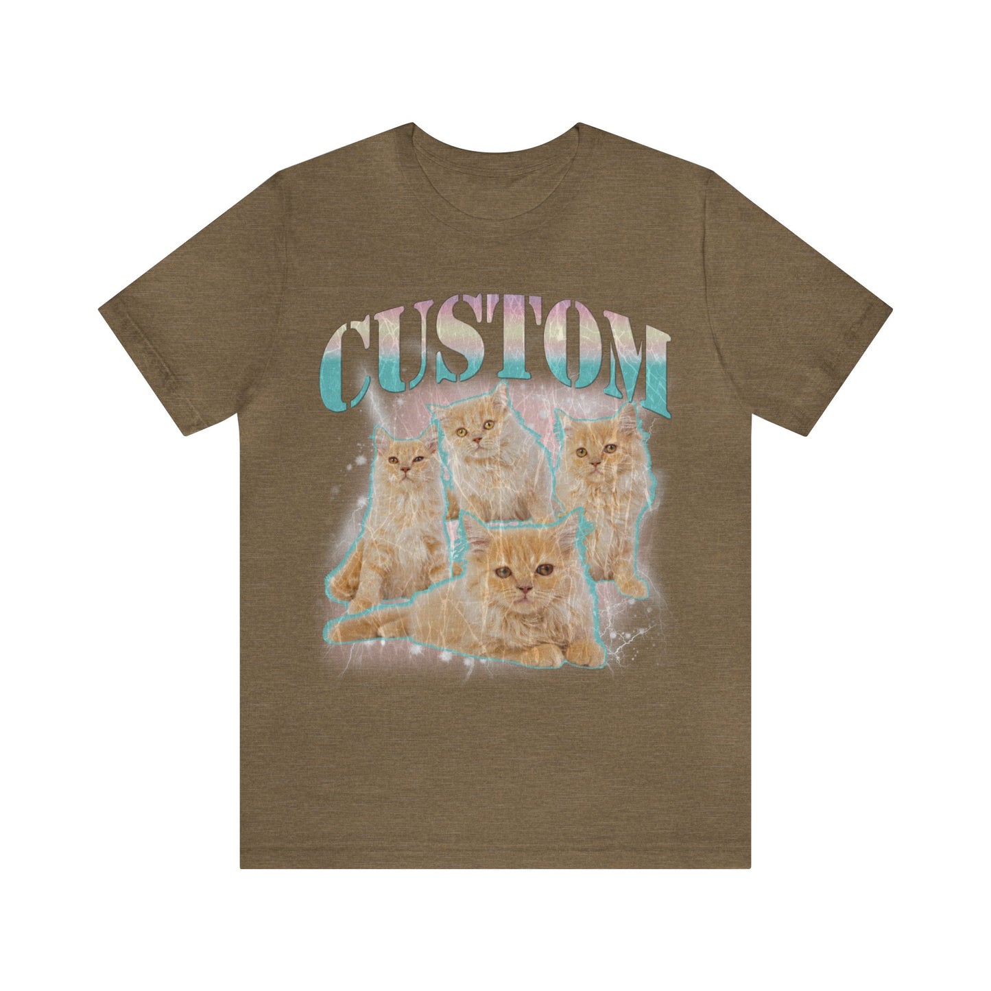 Retro Custom Cat Bootleg Tee, Custom Cat Shirt, Custom Cat Lover Gift, Custom dog portrait, Vintage Funny Cat Shirt, Bootleg Shirt, T1397