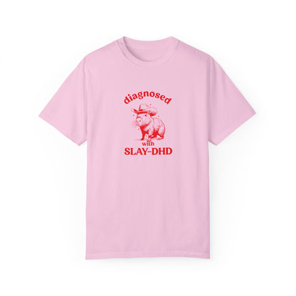 Diagnosed With Slay-DHD Shirt, Mental Health Matters Shirt ADHD Awareness Shirt Funny Meme Shirt Silly Meme Shirt Mothers day Shirt, CC1573