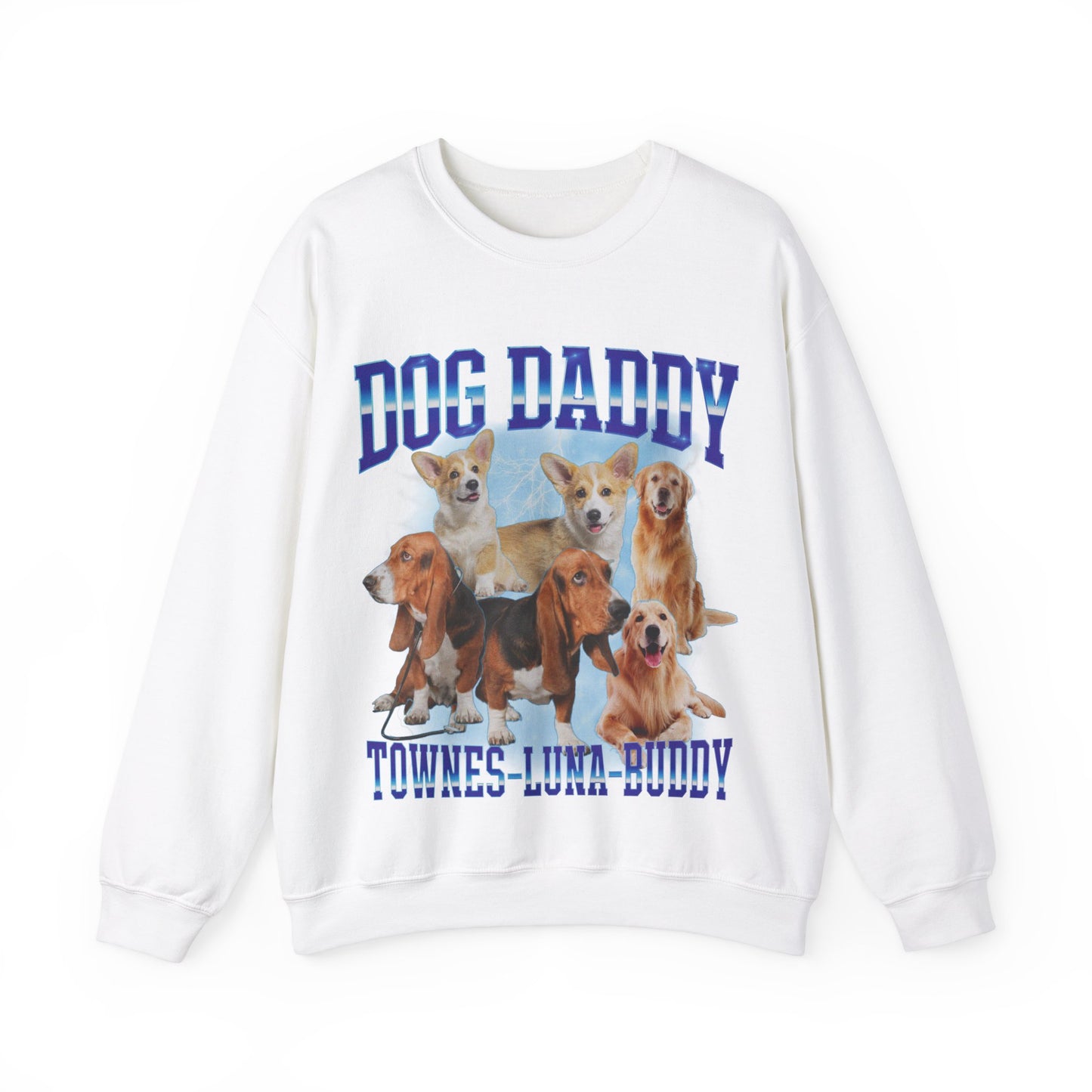 Retro Custom Bootleg Dog Daddy Sweatshirt, Retro Custom Bootleg Rap Dog Sweatshirt, Cat Lover Gift, Vintage Graphic 90s Sweatshirt, S1413