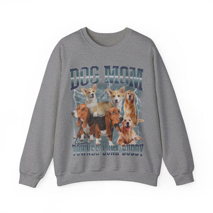 Custom Retro Dog Bootleg Sweatshirt, Dog Mom Sweatshirt, Dog Bootleg Retro 90's Sweatshirt, Custom Pet Photo, Custom Pet Portrait, S1431