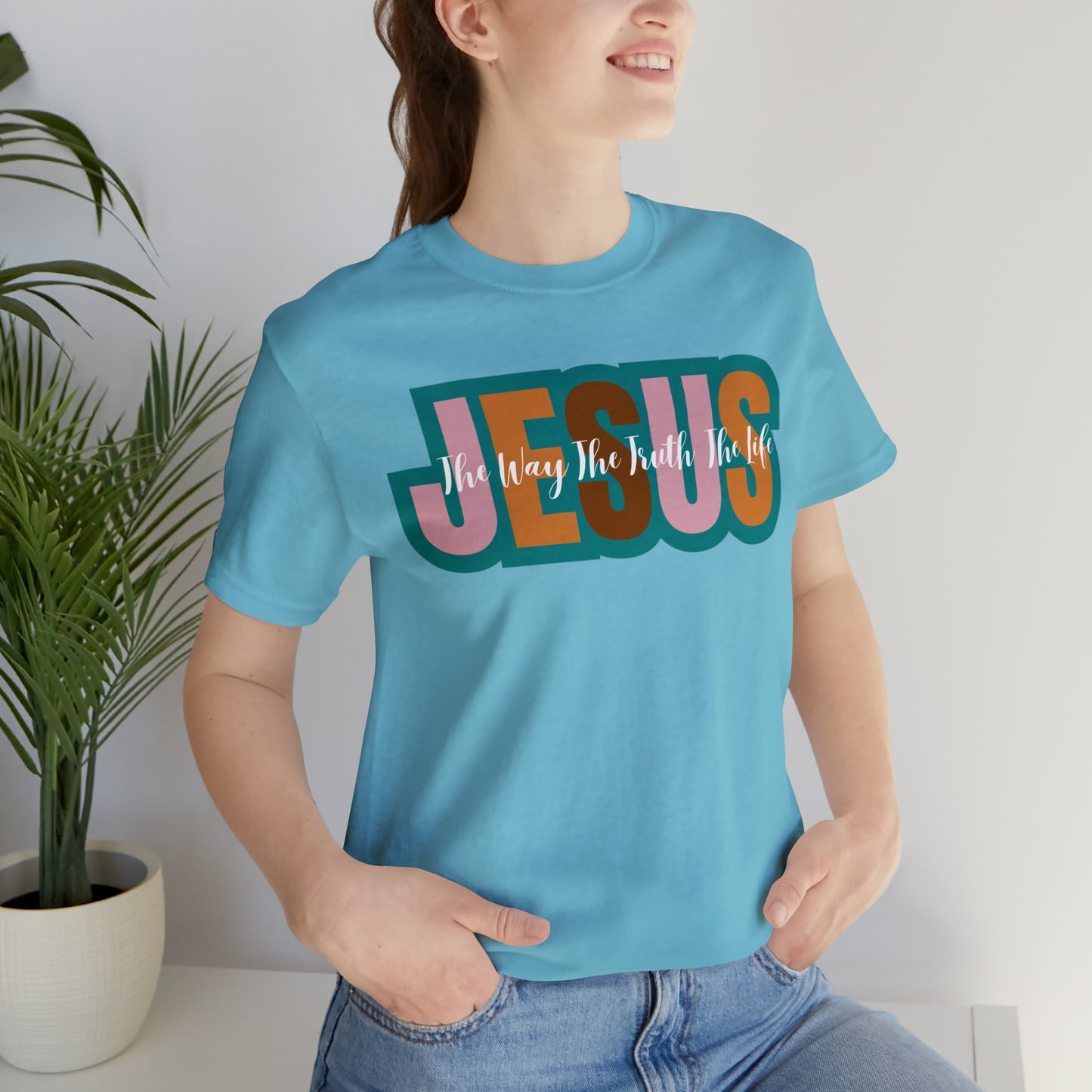 Retro Christian Tshirt, Jesus Tee for Christian Apparel, Christian Shirt for Women, T255