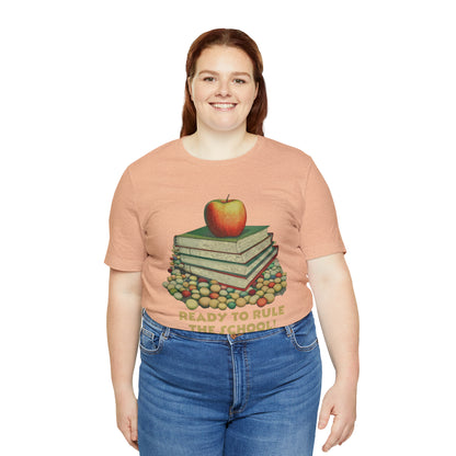 Back to school shirt funny for student - Ready to rule the school, T152