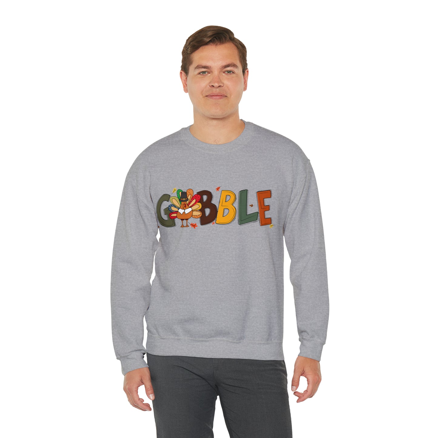 Gobble Sweatshirt, Gobble Turkey Sweatshirt, Thanksgiving Sweatshirt, Thanksgiving Dinner Sweatshirt, Family Thanksgiving Sweatshirt, S862