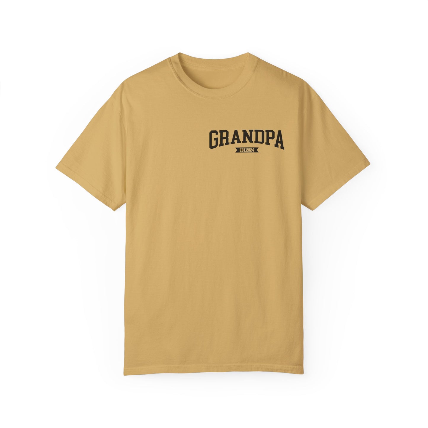 New Grandpa Est Pocket Design Shirt, Custom Father Day Shirt, Custom Fathers day Gift, Custom Grandpa Shirt, Fathers Shirt Dad shirt, CC1654