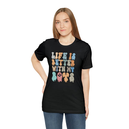 Cute Boy Mom Shirt for Birthday Gift for Mom, Life is better with my boys Shirt for Halloween Gift, T309