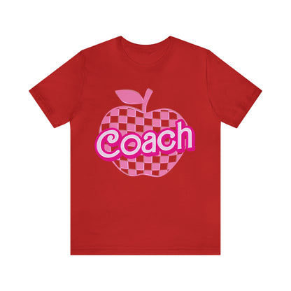 Coach shirt, Pink Sport Coach Shirt, Colorful Coaching shirt, 90s Cheer Coach shirt, Back To School Shirt, Teacher Gift, T815