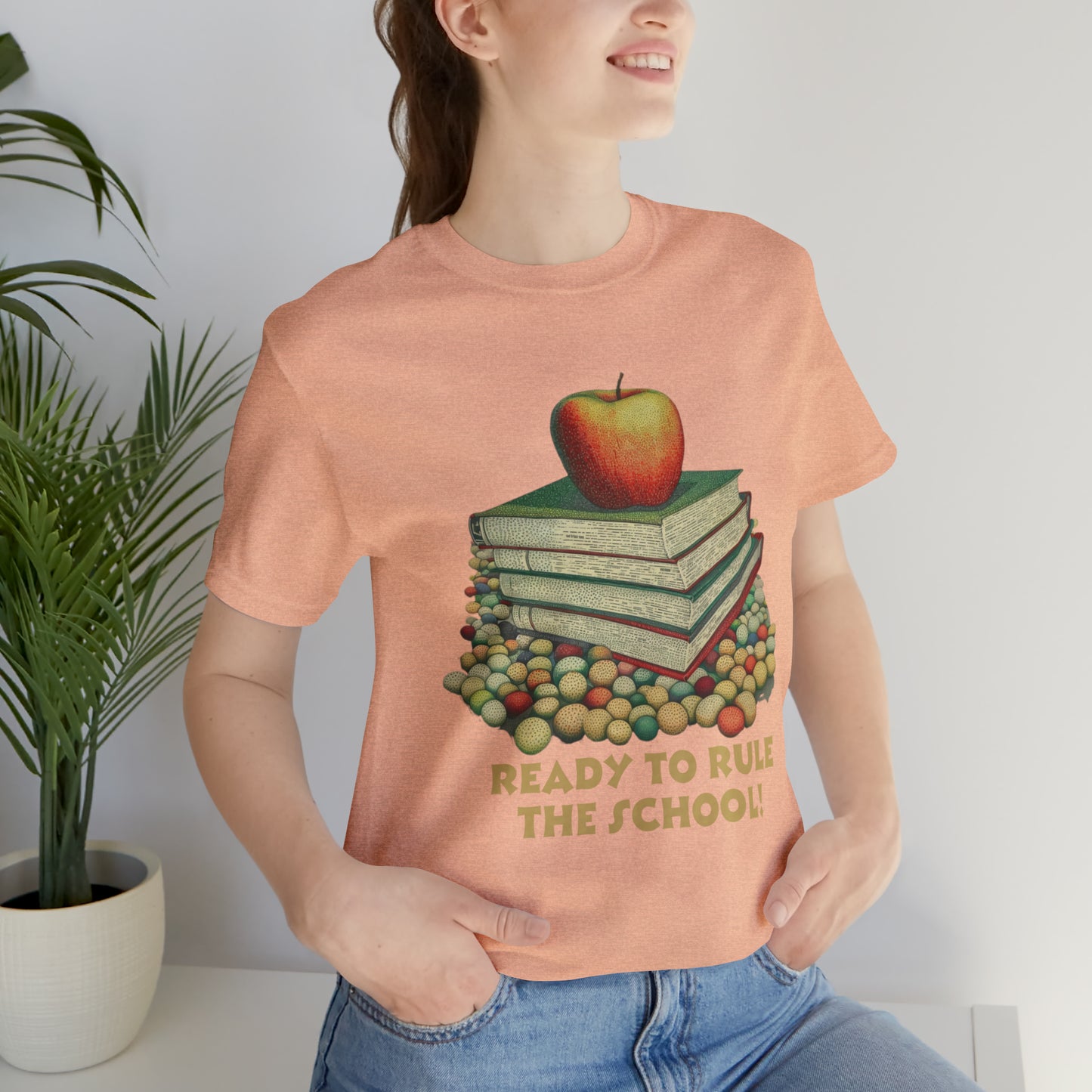 Back to school shirt funny for student - Ready to rule the school, T152