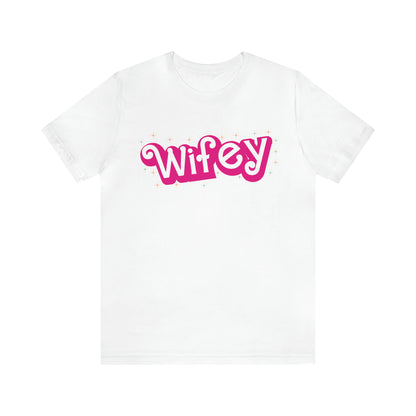 Wifey Shirt for Women, Retro Wifey TShirt for Wife, Engagement Gift For New Wife, Cute Wedding Gift For Bride Gift for Wife, T774