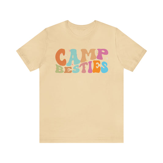 Best Friend Shirt, Gift for Best Friend, Camp Besties Shirt, BFF Shirt, Matching Besties Shirt, Retro Friend Shirt, T482