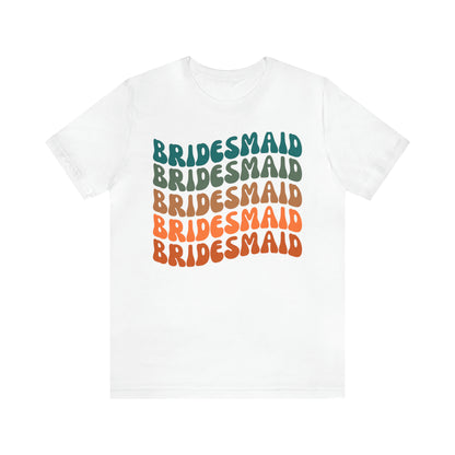 Retro Bridesmaid TShirt, Bridesmaid Shirt for Women, T290