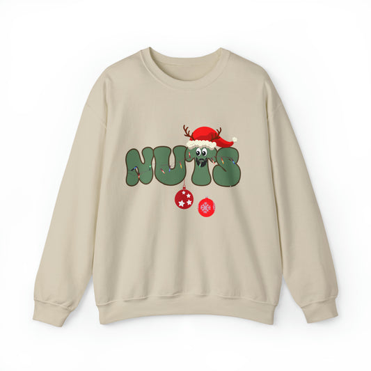 Couple Chest Nuts Crewneck Sweatshirt, Christmas Holiday Sweatshirt, Christmas Gift for Couples, Funny Matching Christmas Sweatshirt, S949