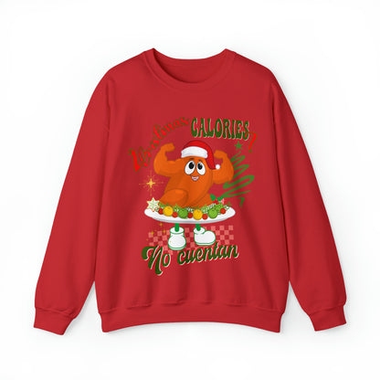 Christmas Calories No Cuentan Sweatshirt, Feliz Navidad Shirt, New Year Sweatshirt, Spanish Christmas Sweatshirt, Holiday Sweaters, S874