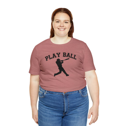 Baseball Game Fan Shirt for Her, Play Ball Shirt, Game Day Shirt, Cute Baseball Shirt for Women, Baseball Shirt for Women, T394