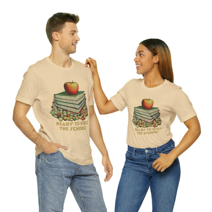 Back to school shirt funny for student - Ready to rule the school, T152