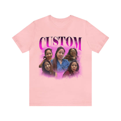 Custom Your Own Bootleg Tee, Retro Custom Bootleg Rap Tee, Custom Your Photo, Insert Your Design, Vintage Graphic 90s Tshirt, T1377