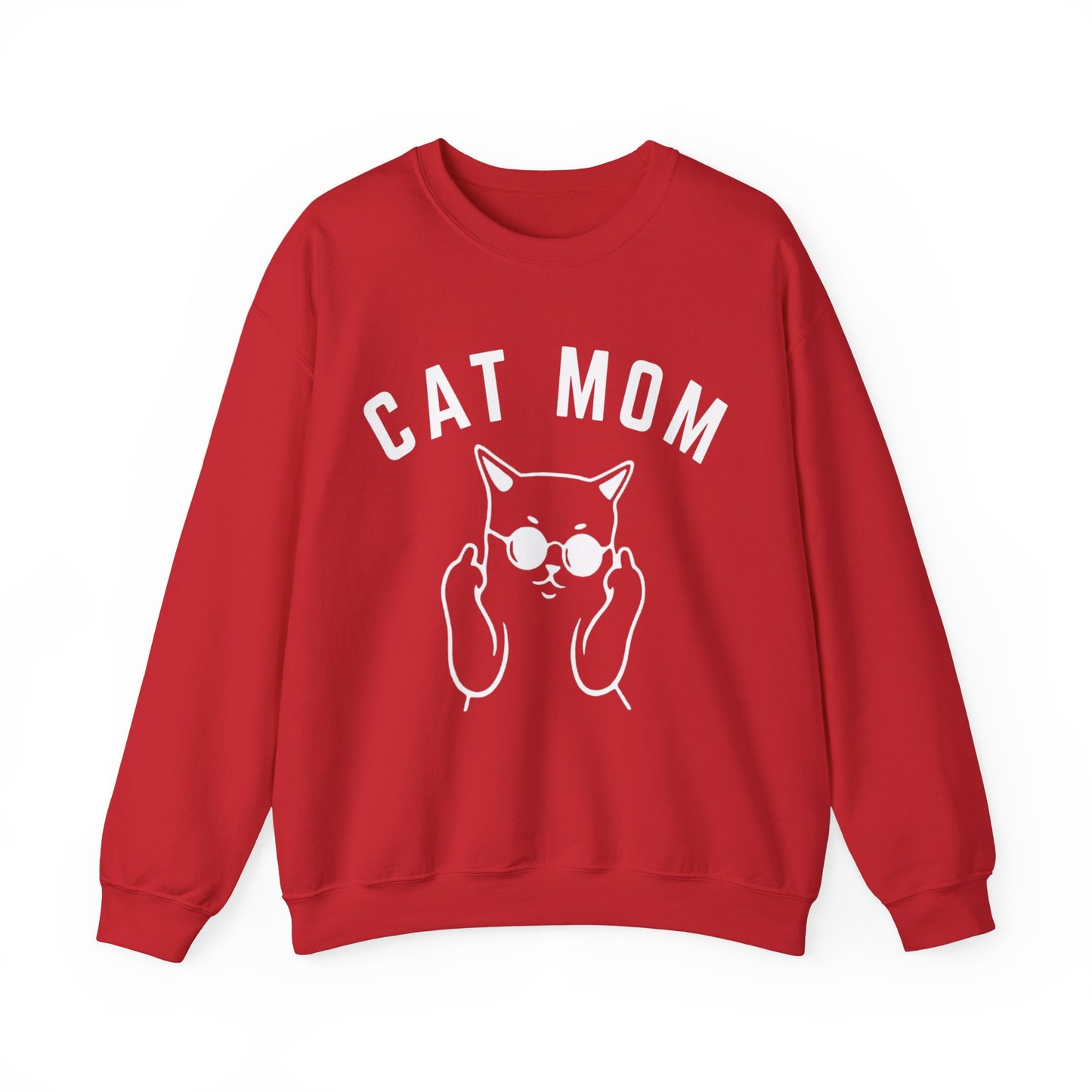 Cat Mom Sweatshirt, Funny Pet Lover Sweatshirt for Her, Cat Mama Sweatshirt for Mom Gift from Kids, Cat T-Sweatshirt Gift for Women, S1111