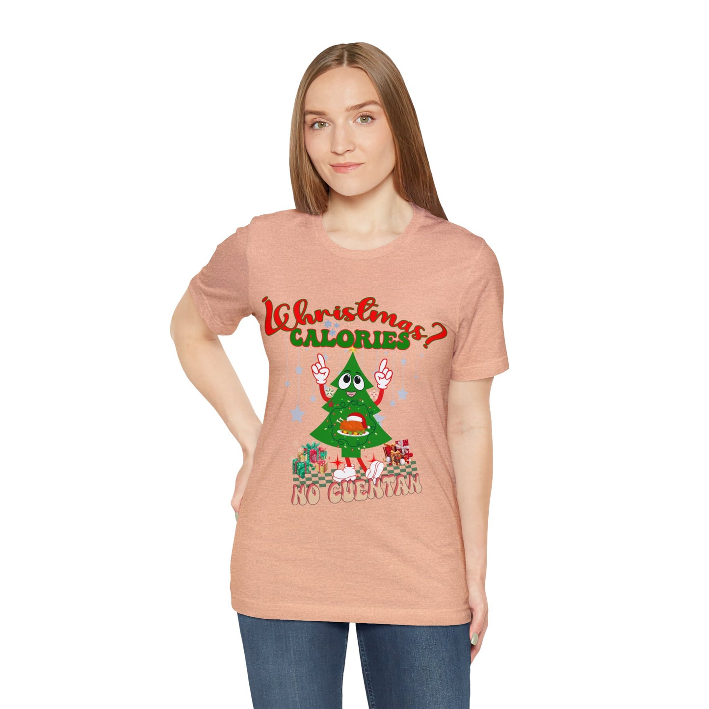 Christmas Calories No Cuentan Shirt, Feliz Navidad Shirt, Christmas Gifts, New Year Shirt, Spanish Christmas Shirt, Holiday Sweaters, T874